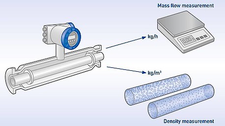 质量流量测量 / 密度测量